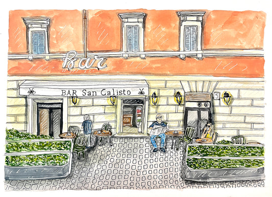 Bar San Calisto, Roma (fine art print)