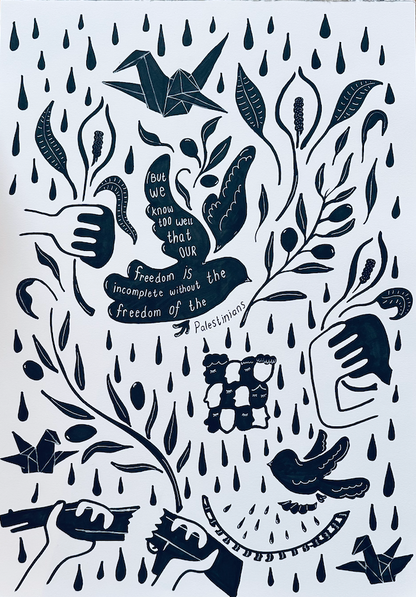 Freedom Flight Original Drawing A2