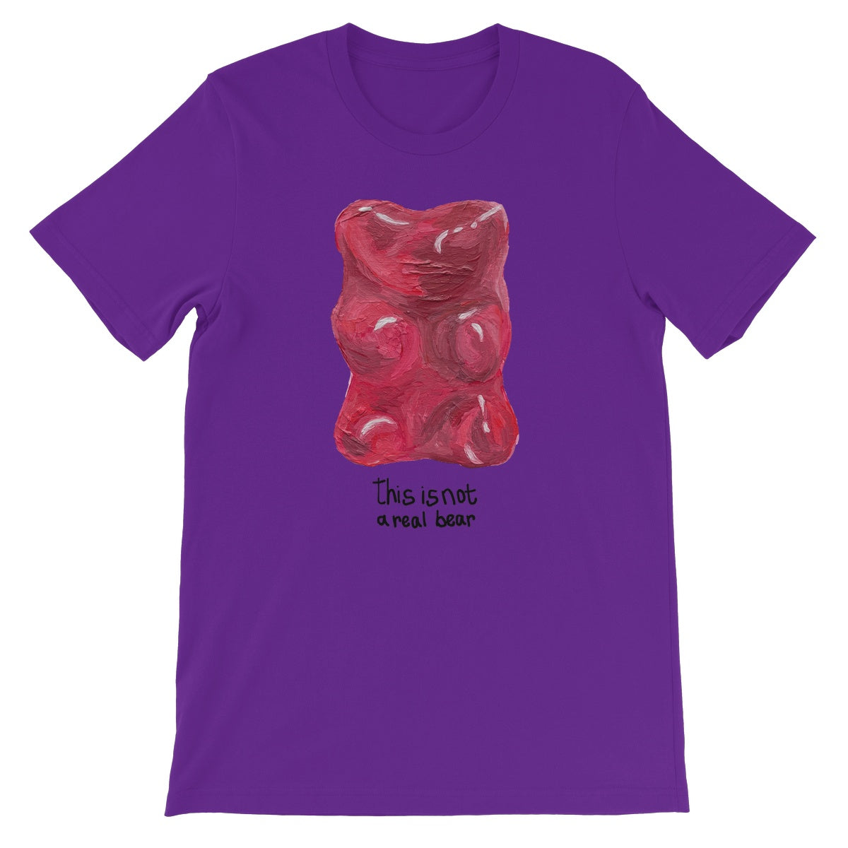 this is not a real bear Unisex Short Sleeve T-Shirt