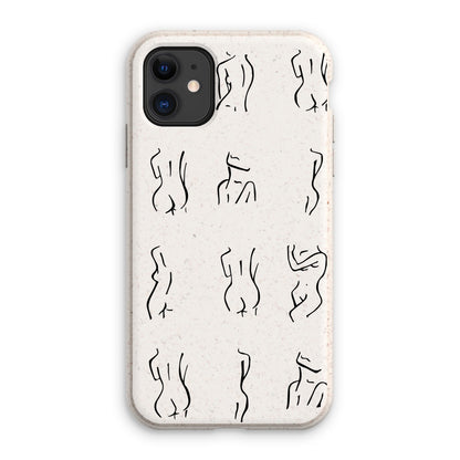 bodies bodies bodies (white) Eco Phone Case