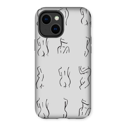 bodies bodies bodies (white) Tough Phone Case