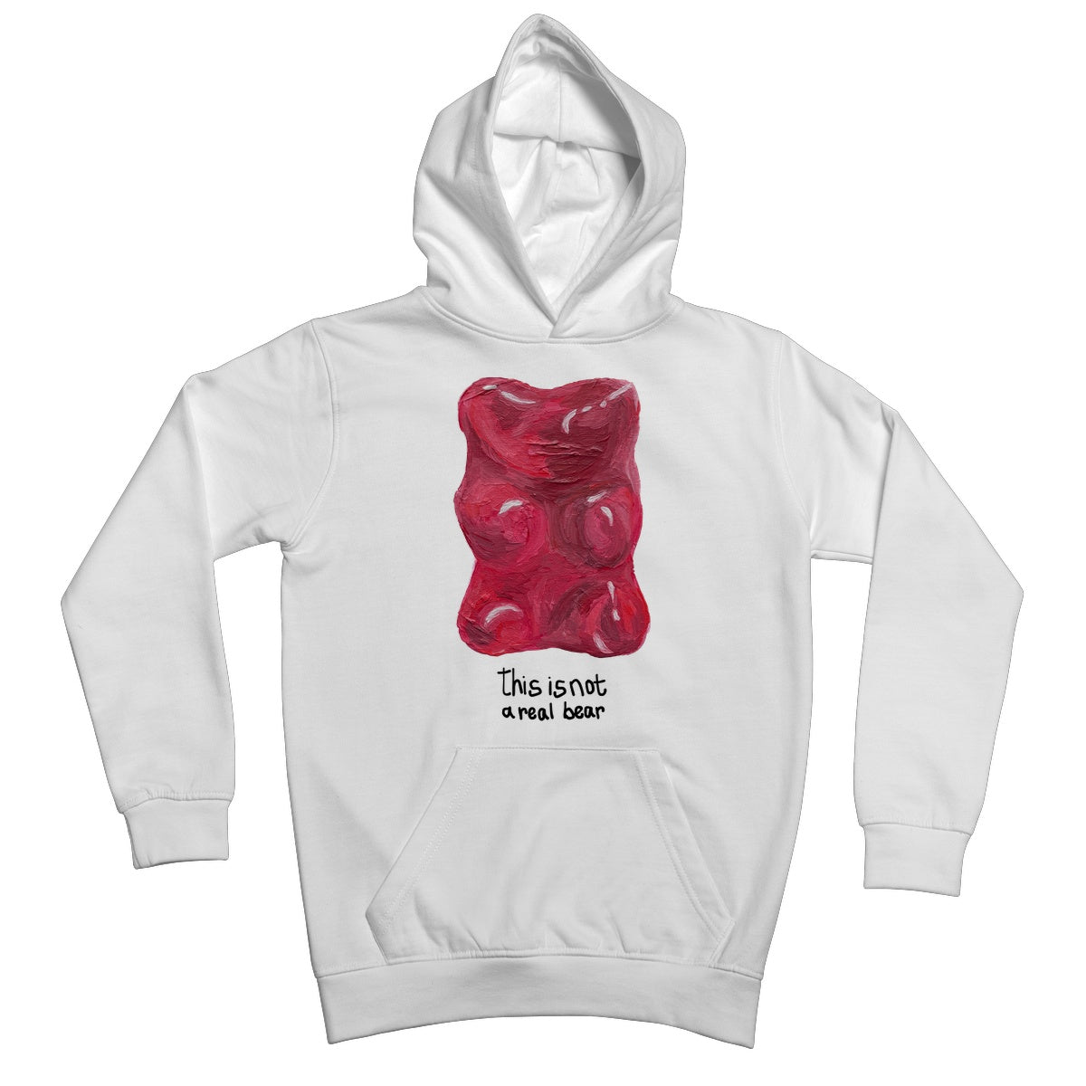 this is not a real bear Kids Hoodie