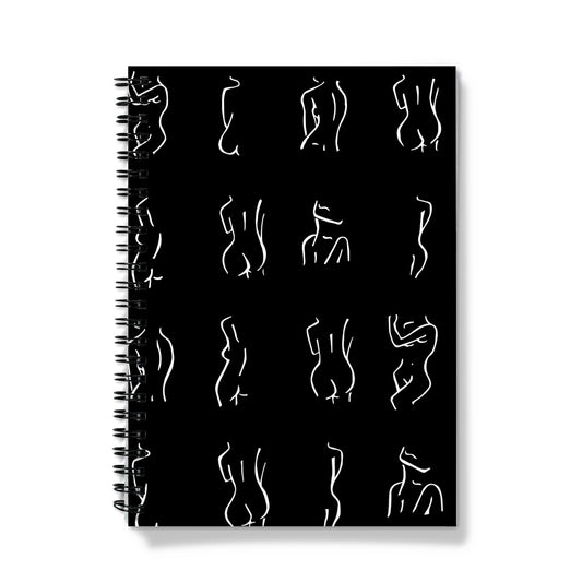 bodies bodies bodies (black) Notebook