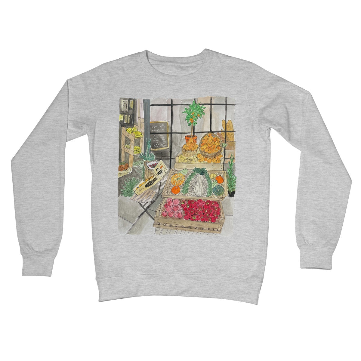 i'm just popping to the shops, do you need anything? Crew Neck Sweatshirt