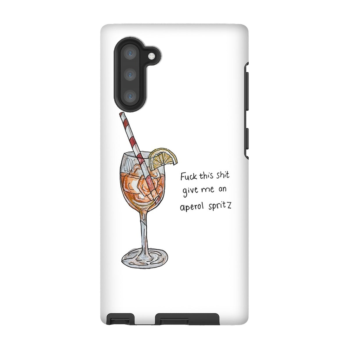 fuck this shit give me an aperol spritz Tough Phone Case