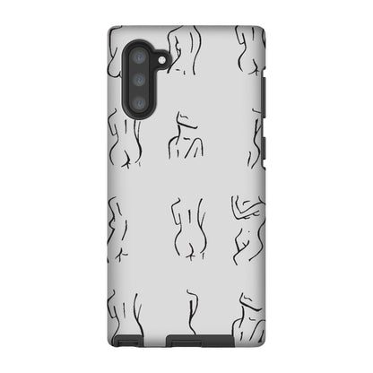 bodies bodies bodies (white) Tough Phone Case