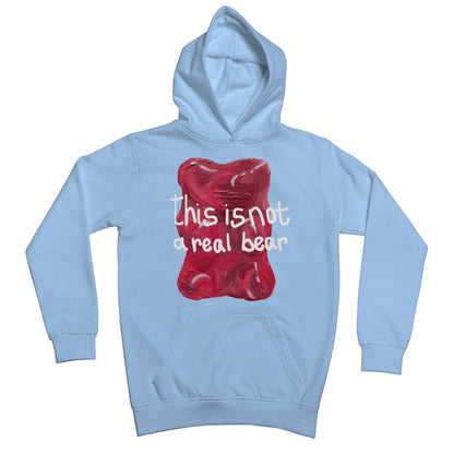 this is not a real bear Kids Hoodie