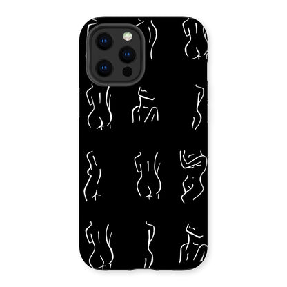 bodies bodies bodies (black) Tough Phone Case