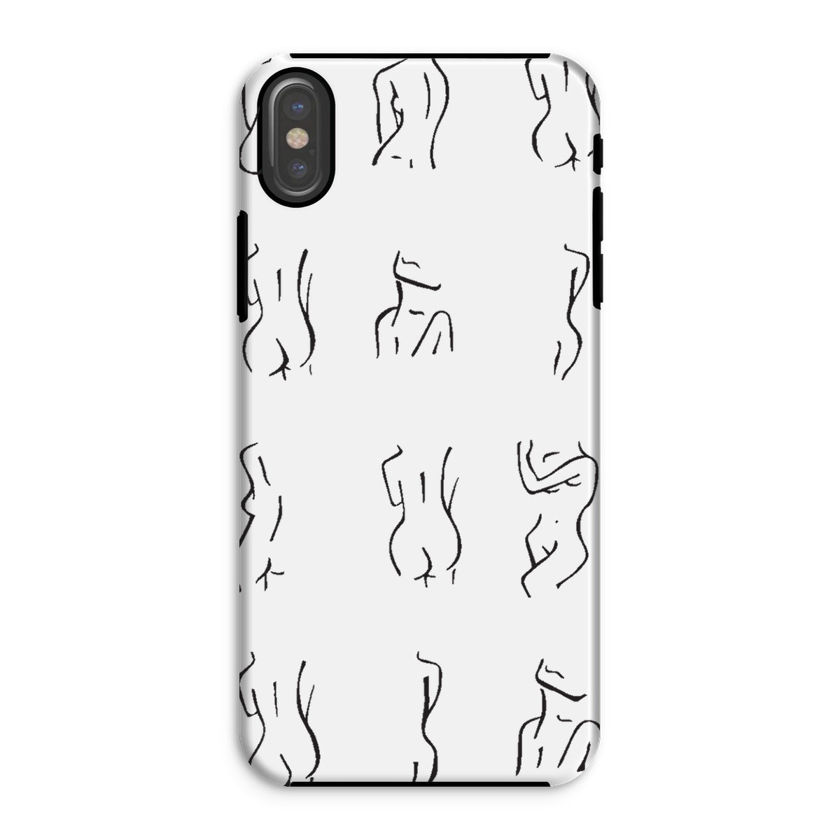 bodies bodies bodies (white) Tough Phone Case