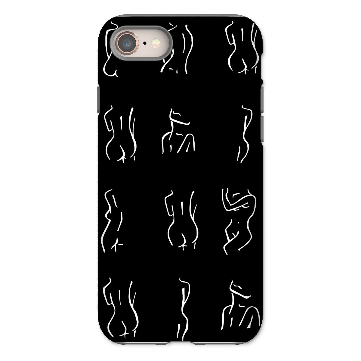 bodies bodies bodies (black) Tough Phone Case