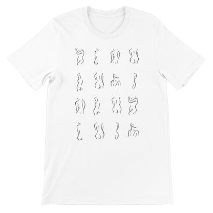 bodies bodies bodies (white) Unisex Short Sleeve T-Shirt