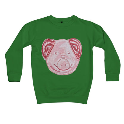 this is not a percy pig for legal reasons Kids Sweatshirt