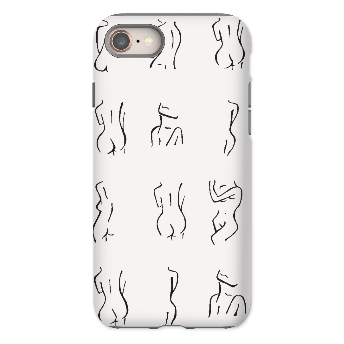 bodies bodies bodies (white) Tough Phone Case