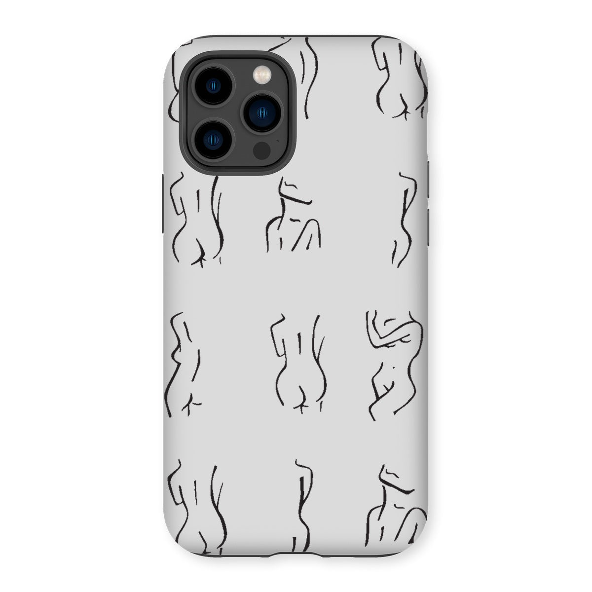 bodies bodies bodies (white) Tough Phone Case