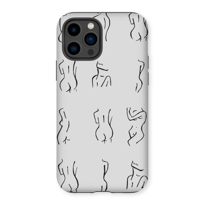 bodies bodies bodies (white) Tough Phone Case