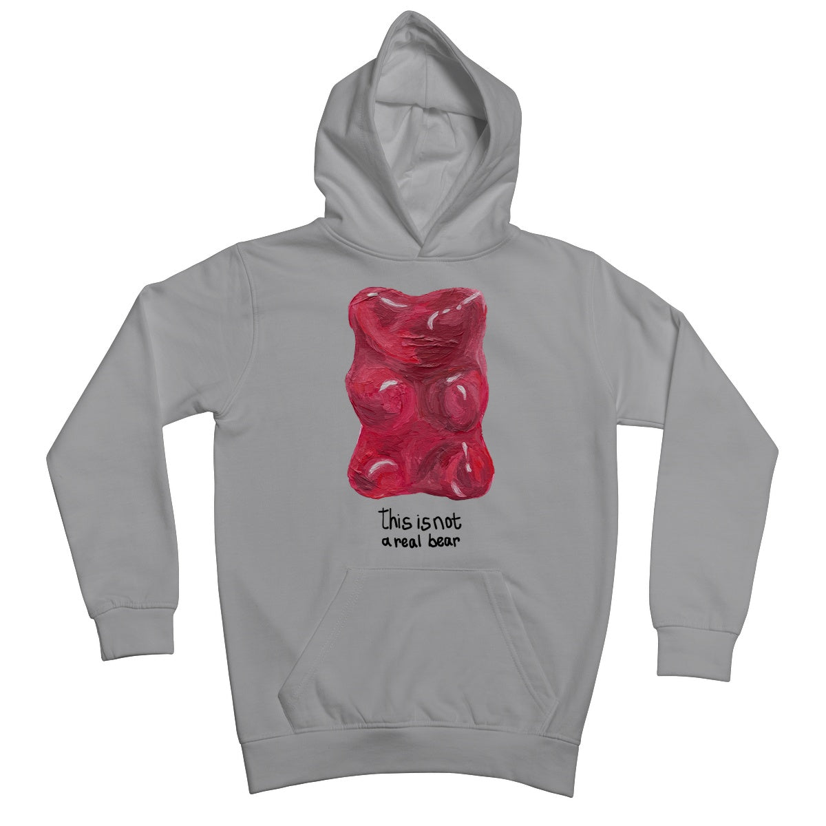 this is not a real bear Kids Hoodie