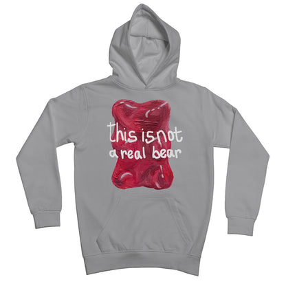 this is not a real bear Kids Hoodie