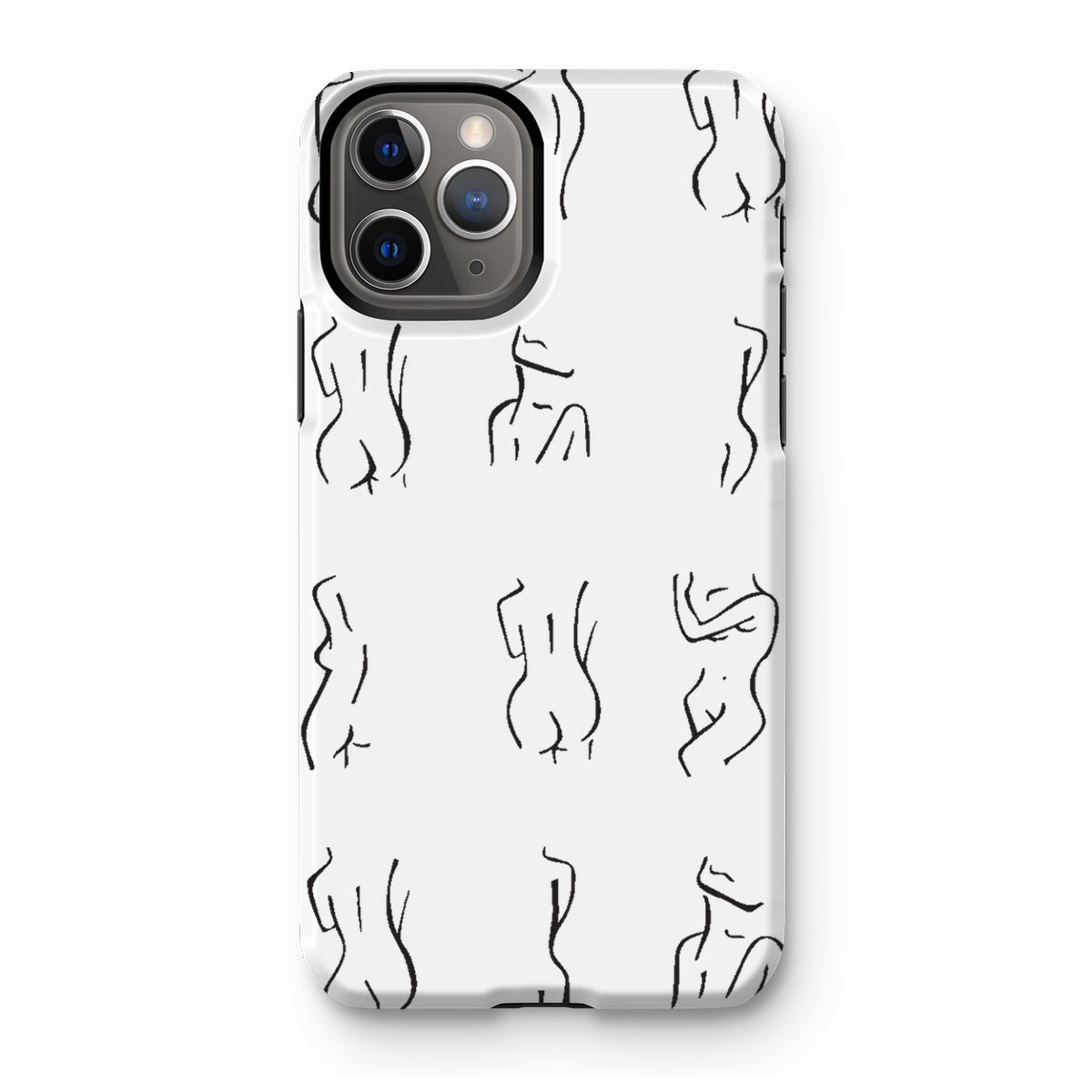 bodies bodies bodies (white) Tough Phone Case