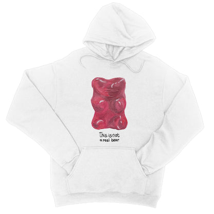 this is not a real bear College Hoodie