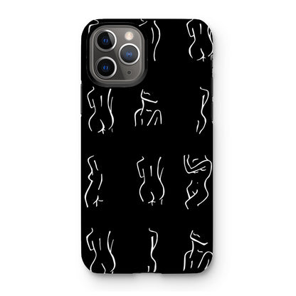 bodies bodies bodies (black) Tough Phone Case