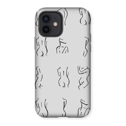 bodies bodies bodies (white) Tough Phone Case