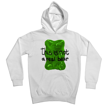 this is not a real bear Kids Hoodie