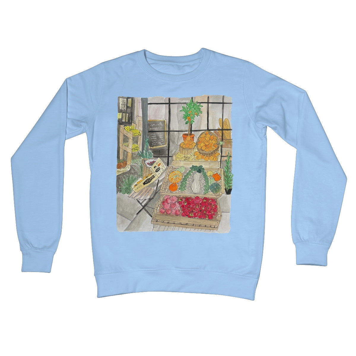 i'm just popping to the shops, do you need anything? Crew Neck Sweatshirt