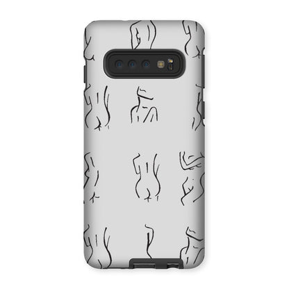 bodies bodies bodies (white) Tough Phone Case