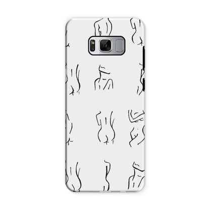 bodies bodies bodies (white) Tough Phone Case