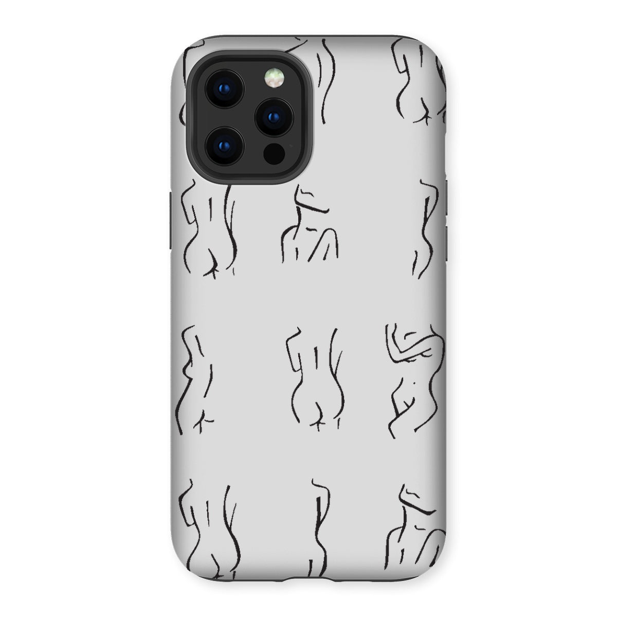 bodies bodies bodies (white) Tough Phone Case