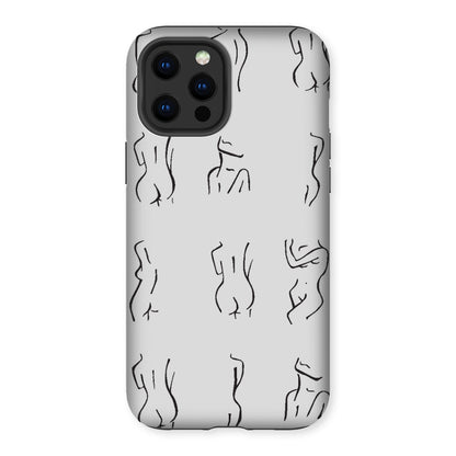 bodies bodies bodies (white) Tough Phone Case